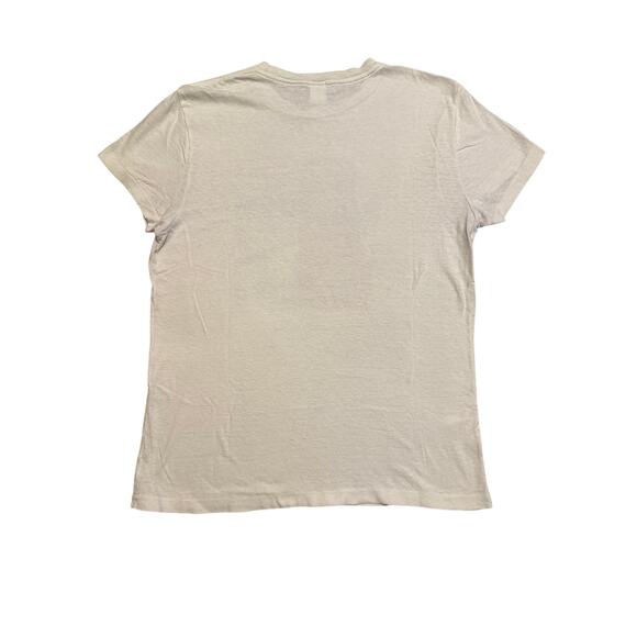 RE/DONE Wait The Champagne 70's Loose Tee in Vintage White XS - Picture 3 of 6